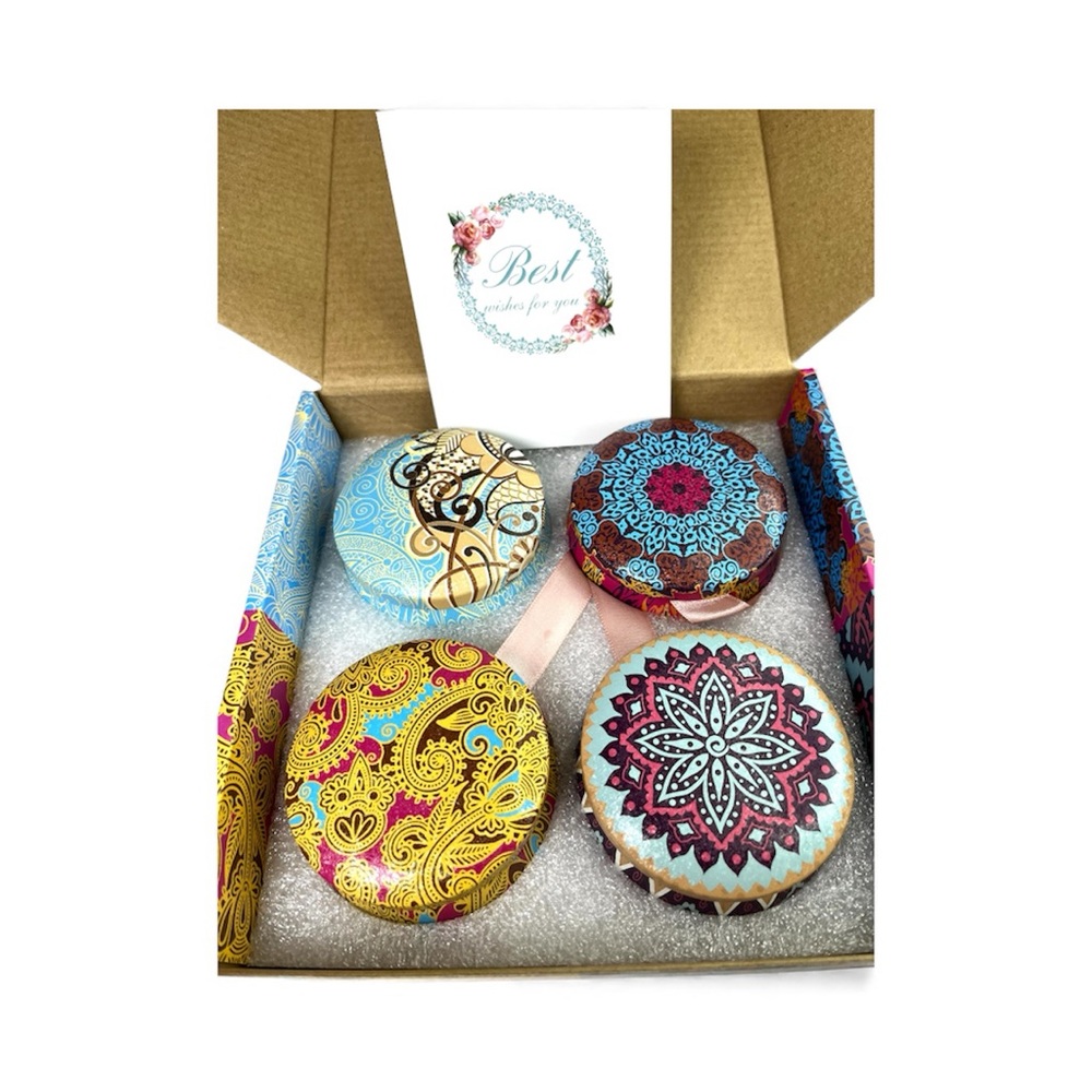 Enjoy Your Life Gift Set 4 Scented Aromatherapy Candles Decorative Box